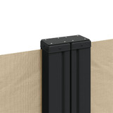 Uvlačiva bočna tenda 140 x 1000 cm bež 4004720