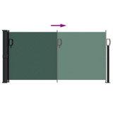 Bočna tenda na uvlačenje tamnozelena 100x500 cm 4004395