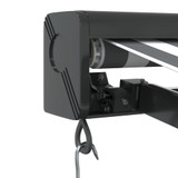 Tenda na uvlačenje antracit-bijela 3,5x2,5 m tkanina i aluminij 3216129