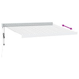 Tenda na uvlačenje antracit-bijela 3,5x2,5 m tkanina i aluminij 3216134