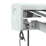 Tenda na uvlačenje antracit-bijela 3,5x2,5 m tkanina i aluminij 3216134