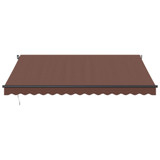 Tenda na ručno uvlačenje smeđa 400 x 300 cm 3310208