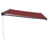Tenda na ručno uvlačenje bordo 400 x 300 cm 3215320