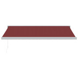 Tenda na ručno uvlačenje bordo 400 x 300 cm 3215315