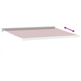 Tenda na ručno uvlačenje bordo 400 x 300 cm 3215315