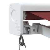 Tenda na ručno uvlačenje bordo 400 x 300 cm 3215315