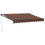 Tenda na ručno uvlačenje smeđa 300 x 250 cm 3215703