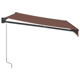 Tenda na ručno uvlačenje smeđa 300 x 250 cm 3215703