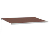 Tenda na ručno uvlačenje smeđa 500 x 300 cm 3215722