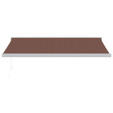 Tenda na ručno uvlačenje smeđa 400 x 300 cm 3215720