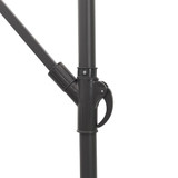 Vrtni suncobran s čeličnom šipkom bijeli 269x269x235 cm 4005081 Vrtni suncobran s čeličnom šipkom bijeli 269x269x235 cm 4005081