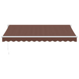 Tenda na ručno uvlačenje smeđa 350 x 250 cm 3215699