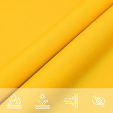 Jedro protiv sunca od tkanine Oxford četvrtasto 6 x 6 m žuto 135582