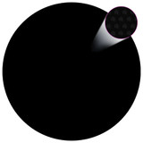 Plutajući PE solarni pokrov za bazen 381 cm crno-plavi 92975