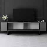 TV stalak Yildiz - Antracit, Crna