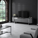 TV stalak Yildiz - Antracit, Srebro