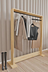 Stalak za dvoranu Salvitor - Safirni hrast