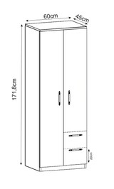 Ormar Merlin 2 - Bijeli