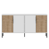 Konzola Zerra - Bijela, Safirni hrast