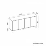 Konzola Mıdmod - Bijela