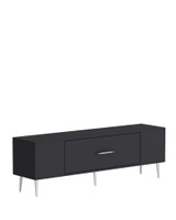 TV stalak Dekos - Antracit, Srebrni TV stalak Dekos - Antracit, Srebrni