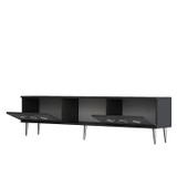 TV stalak Kupola - antracit, srebrna