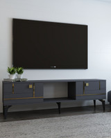 TV stalak Madera - Antracit, Zlatna