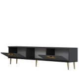 TV stalak Nida - Antracit, Zlatna