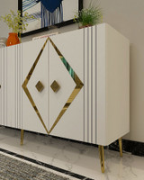 Konzola Domino KB150 - Bijela, Zlatna