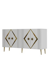 Konzola Domino KB150 - Bijela, Zlatna