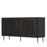 Konzola Piero KB150 - Antracit, Zlatna