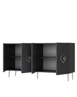 Konzola Robber KB150 - Antracit, Srebrna