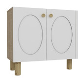 Konzola Elisa KB150 Bohem - hrast safir, bijeli