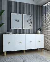 Konzola Mono KB150 Bohem - hrast safir, bijeli