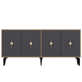 Konzola Figora - hrast safir, antracit