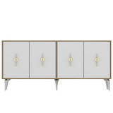 Konzola Figora - Safirni hrast, bijela