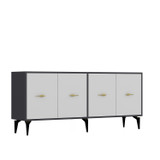 Konzola Sinta - Antracit, Bijela