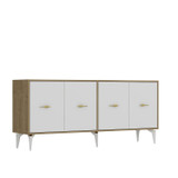 Konzola Sinta - Safirni hrast, bijela Konzola Sinta - Safirni hrast, bijela