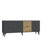 Konzola Verry - Antracit, Safirni hrast