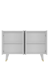 Konzola Quart Ramada - Zlatna, Bijela