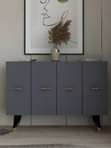 Konzola Quart Salkım - zlato, antracit