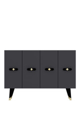 Konzola Quart V - Zlatna, Antracit