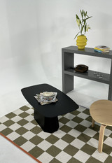 Stol za kavu Veliki ljiljan - crni