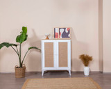 Komoda Nosač - Bijela, Hrast