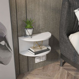 Noćni ormarić Bella - Bijela