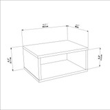 Noćni ormarić Dora - Bež