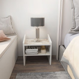 Noćni ormarić Adin - Bijeli, Efez