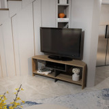 TV stalak Maldiv - Orah, Bijela