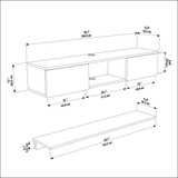 TV stalak Elia - Efez, Bijeli TV stalak Elia - Efez, Bijeli