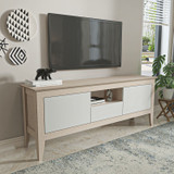 TV stalak Verde Modern - Bež, Bijela